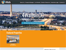 Tablet Screenshot of 4wallsindc.com